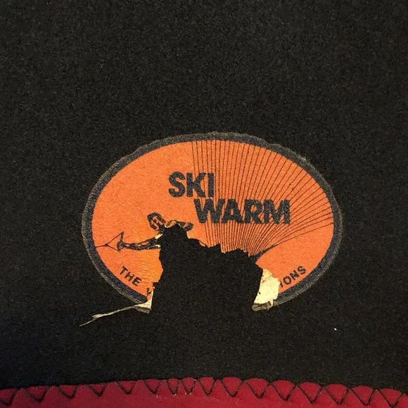 SKI WARM WETSUIT LARGE APPROX 26” WAIST 9” INSEAM ZIP UP WATER SKIING BLACK RED - Picture 2 of 12